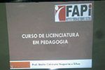 Aula Inaugural da Turma do 1° período do Curso de Pedagogia da Faculdade do Piauí - FAPI