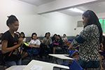 Aula prática em Libras